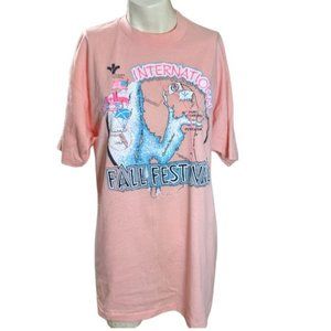 Charlotte County, Florida International Fall Festival Peach Vintage Tee - XL